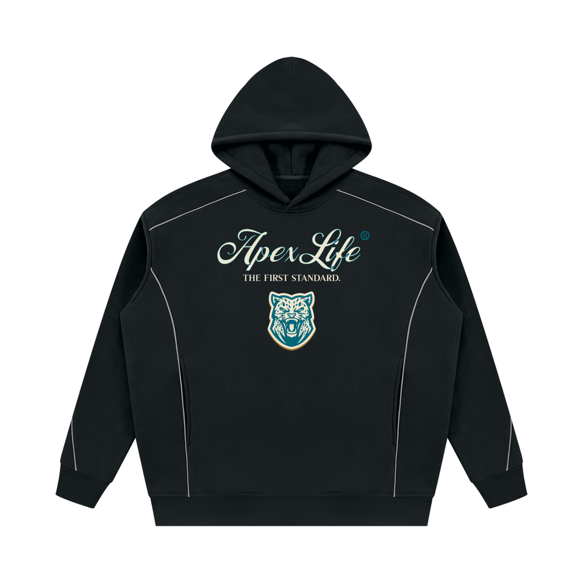 Apex Life® Premiere Oversized Piping Fleece Hoodie