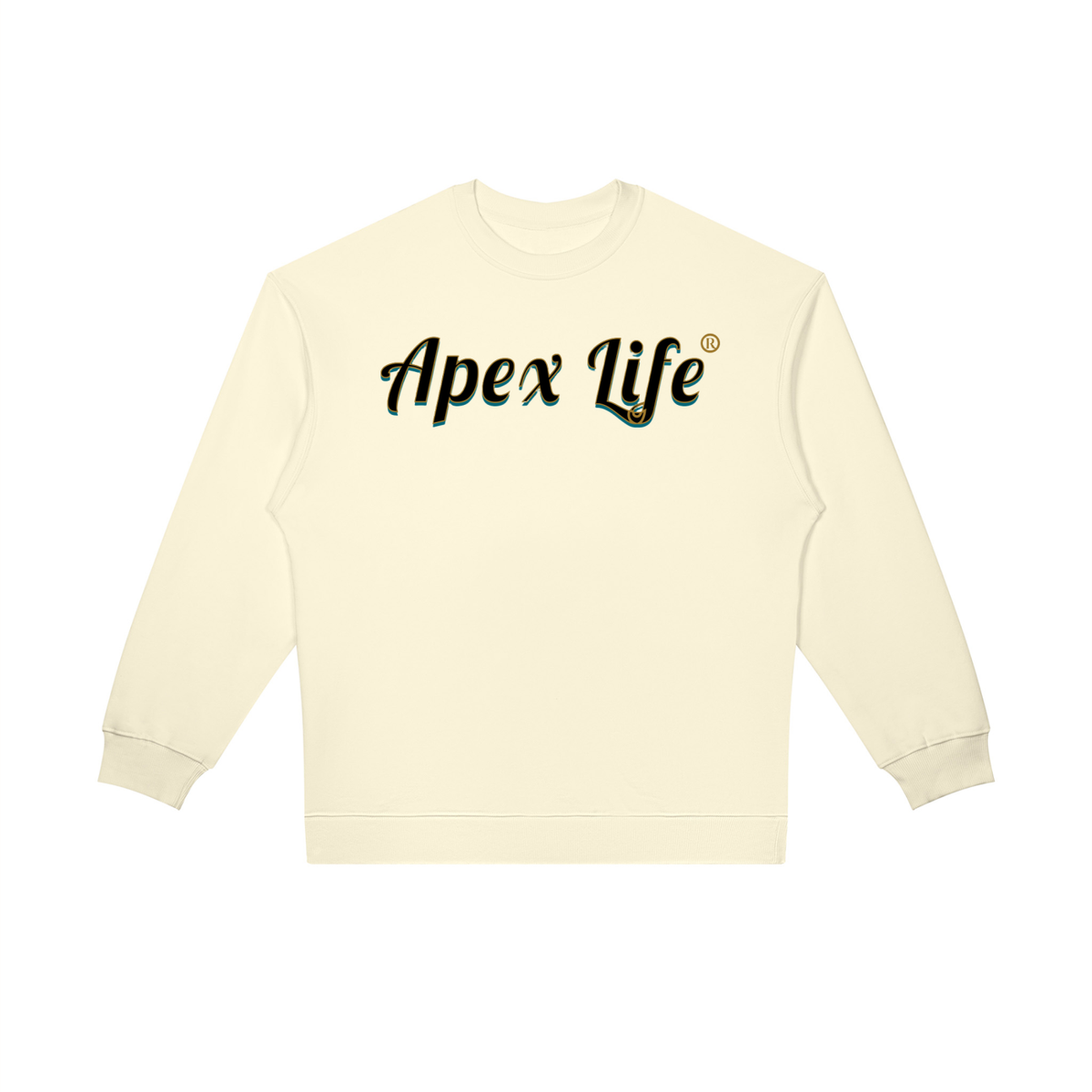 Apex Life® Rival Apricot Oversized Crew Sweatshirt