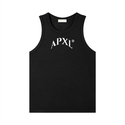 Apex Life® Summer Black Heavyweight Ribbed Tank Top