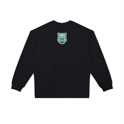 Black Apex Life® Rival Oversized Crew Sweatshirt