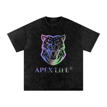 Apex Life® Snow Washed Oversized Cotton T-Shirt